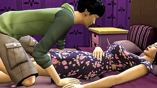 Japanese step Son Fucks Asian Overprotect After He Masturbated Watching Porn Videos In Front Of Transmitted to Computer