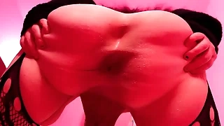 BBW Tranny Rides and Dildos Side-splitting ridiculous Ass POV